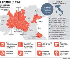 Il dpcm 3 novembre 2020 ha suddiviso l'italia in tre aree, corrispondenti ad altrettanti scenari di rischio. Coronavirus Chiuse La Lombardia E 14 Province Conte Firma Il Decreto Coinvolte 16 Milioni Di Persone Fino Al 3 Aprile Tgcom24