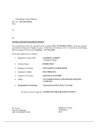Offering letter adalah pemberitahuan formal secara tertulis yang menginformasikan bahwa kamu merupakan. Contoh Surat Tawaran Kerja