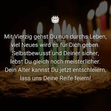 ᐅ Glückwünsche Zum 40 Geburtstag Beliebt Lustig Kreativ