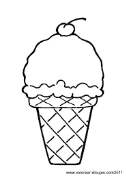 The image is quite simple to fill with colors as it has bigger spaces to work on. 13 Drawing Ice Cream Ideas Ice Cream Coloring Pages Coloring Pages Ice Cream Cone Drawing