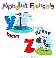 We pronounce it the same way as in british english. French Alphabet Letters Y Z Picture Stock Vector Royalty Free 349240346 Shutterstock