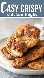 Pan Seared Chicken Thighs Recipe In 2020 Pan Seared Chicken Thighs Great Chicken Recipes Pan Fried Chicken Thighs