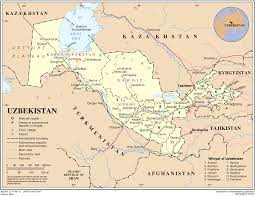 Search and share any place. Map Of Uzbekistan Political Map Weltkarte Com Karten Und Stadtplane Der Welt