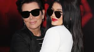 You can see her in many pictures with a haircut framed by deep front bangs. Kylie Jenner Wore A Kris Jenner Pixie Cut Wig And Looks Exactly Like Her Allure