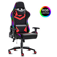 Rgb gaming chair price in pakistan. Modern Depo High Back Ergonomic Gaming Chair With Rgb Led Lights Headrest Lumbar Support Height Adjustable Swivel Buy Online In Belize At Belize Desertcart Com Productid 206222242