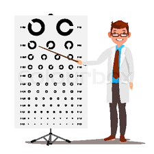 Male Ophthalmology Vector Sight Stock Vector Colourbox