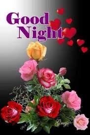 Assortment Of Roses Good Night Image Good Night Quotes Morning Nights Days Good Night Wishes Sweet Good N Good Night Flowers Good Night Image Good Night Sister
