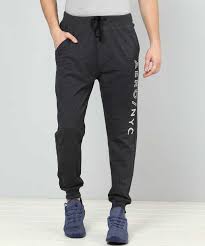 Aeropostale Printed Men Grey Track Pants