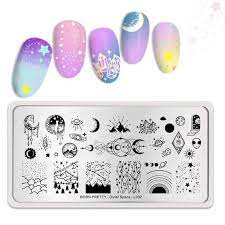 size 12cmx6cm packing 1pc nail art design plate instruction the plate is shielded by a thin transpa stamping nail art nail stickers nail stamping plates