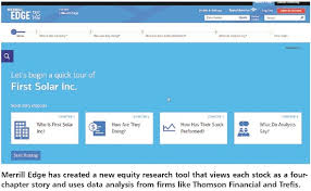 Merrill Edge Turns Stock Research Into Stories Barron S