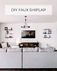 Jun 03, 2019 · initially i wanted to add shiplap to our bedroom but then i decided to go with something a little easier and less time consuming since the wall is so big, so i decided on a board and batten wall!it's an inexpensive and easy way to add an accent wall anywhere!here is what our room looked like at first. Make A Shiplap Accent Wall For Less Crafted By The Hunts