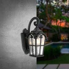 Bright Star Down Facing Aluminium Wall Lantern Aluminum Wall Bright Stars Wall Lantern