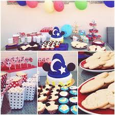 Mickey Mouse Fantasia Themed Party Mickey First Birthday Mickey Birthday Party Mickey Party