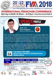 The business current operating status is live with registered address at econ industrial building. Malaysian Franchise Association Franchise International Malaysia 2018 Fim2018 Learn From The Experts Fim2018 Deric Yeo Vice President Revenue Valley Sdn Bhd Will Talk On The Following Topic The Right Partner