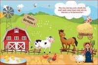 Crickets echo across slopes of green. Barnyard Farm Theme 1st Birthday Party Decoration Untumble