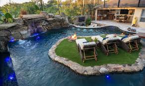 It is all kind lazy river pool you'll only find in here. A Lazy River Runs Through It Custom Pool On Pine Island Luxury Pools Pool Houses Backyard Pool