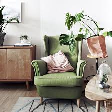 Ikea Armchair Via Ikeafamilymag Cozy Home Decorating Interior Home Living Room