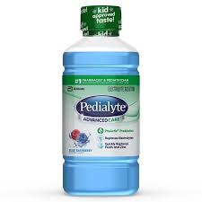 Pedialyte Electrolyte Solution Advanced Care Blue Raspberry 1 Liter 8 Count Walmart Com In 2020 Hydrating Drinks Blue Raspberry Electrolytes