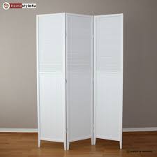 3 Fach Paravent Raumteiler Holz Trennwand Spanische Wand Sichtschutz Weiss Online Kaufen Paravent Raumteiler Raumteiler Raumteiler Holz