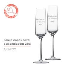 Aquí podrá encontrar una sencilla guía para personalizar sus copas de champán. Pareja De Copas De Champan Personalizadas Con El Diseno Que Necesite