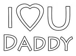 Happy Father S Day Clip Art Fathers Day Coloring Page I Love Daddy Birthday Coloring Pages