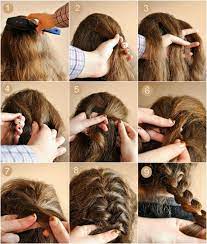 How To Make A French Braid Braiding Your Own Hair French Braid Hairstyles Braided Hairstyles