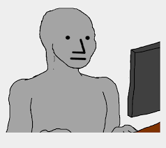 Big brain atlas tfw too intelligent / 2smart know your meme wojack with hot air balloon head this is actually a cry for help disguised as an wojak : Npc Wojak Error Cliparts Cartoons Jing Fm