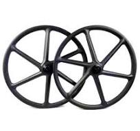 26ER MTB 6 Spoke Wheels Carbon Wheels Depth 30mm Width 30mm Tubeless Disc  Barke | eBay