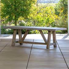 Bordeaux Concrete Top Table Outdoor Furniture Terra Patio Concrete Outdoor Table Outdoor Tables Outdoor Dining Table