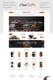 Club Coffee Shop Opencart Template Opencart Coffee Club Shop Opencart Templates Coffee Shop Coffee Shop Website