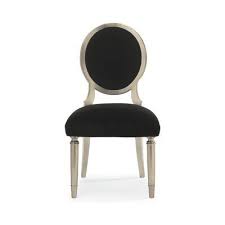 Caracole Classics Chit Chat Upholstered King Louis Back Side Chair Dining Chairs Upholstered Dining Chairs Caracole