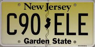 Your number plates display numbers or letters that are not identifiable in the uk, for example arabic script. Vehicle Registration Plates Of New Jersey Wikipedia