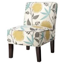 Armless Slipper Chair Aegean Blue Yellow Floral Target Ordered 1 For New Bedroom Scheme Upholstered Chairs Living Room Chairs Living Room Furniture