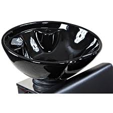icarus black beauty salon shampoo sink