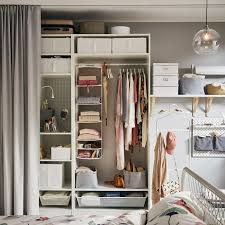 That's why a safety fitting is included so that you can attach the wardrobe to the wall. Pax White Wardrobe Frame 100x58x201 Cm Ikea