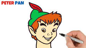 How To Draw Peter Pan Easy | Cartoon Drawings - Youtube