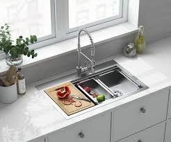 Measurements for replacing an old sink. Chive 33x22 Inch Stainless Steel Kitchen Sink Workstation American Standard