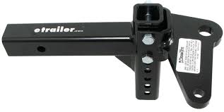 A weight distributing hitch, also referred to as a trailer equalizer, helps to distribute the downward force from heavy trailers. Ball Mount Adjustable With Sway Control Tab 6 000 Lbs Draw Tite Trailer Hitch Ball Mount 7390