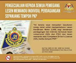 ❑ have been suspension free for the last twelve months of. Pastikan Kenderaan Mempunyai Perlindungan Insurans Yang Sah Sepanjang Tempoh Pkp