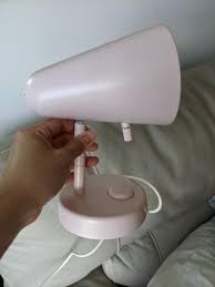 Ikea fubbla wall lamp, light pink. Ikea Lamp Fubbla Furniture Home Living Lighting Fans Lighting On Carousell