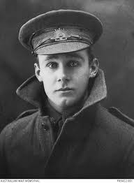 Studio portrait of 1928 Private (Pte) Alexander Miller Budge, 35th  Battalion, of Stanmore, NSW. ...