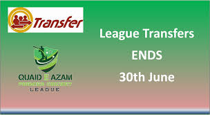 Quaid e Azam Premier Cricket League Transfer List
