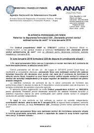 Anunt F 220 Ianuarie 2018