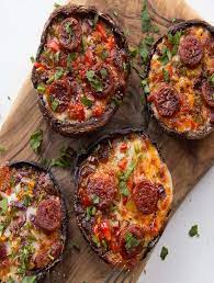 Pizza Stuffed Portobello Mushrooms Countsofthenetherworld Com Recipe Stuffed Mushrooms Portobello Mushroom Recipes Recipes