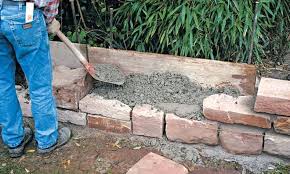 Steinmauer Alle Bilder Selbst De Steinmauer Errichten Schritt 17 Von 23 Alle Bilder Selbstde Steinmauer In 2020 Building A Stone Wall Stone Wall Garden Wall
