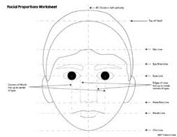 Facial Proportions Worksheets How To Draw The Human Face Eye Drawing Human Face Drawing Face Drawing