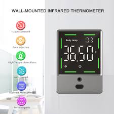 2 pieces (min order) 1 yrs unitedpower industrial group co., ltd. Wall Mounted Infrared Thermometer Body Temperature Measurement Ferromagnetic Room Thermometer Accurate Indoor Temperature 32 Groups Memory Value High Temperature Alarm Non Contact Measurement Walmart Canada