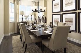Sophisticated Chandelier Textured Throw Rug Delaney Model Home Dining Room Aurora Colorado Richmond Ame Dream Dining Room Home Richmond American Homes