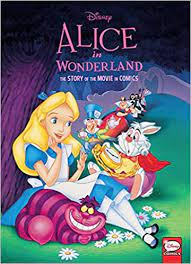 First edition, book is in fine condition, dustwrapper is in fine condition, yellow cloth with blindstamped title to front board and red titles to spine, 31.5 cm x 24 cm, hardback, signed by artist. Disney Alice In Wonderland The Story Of The Movie In Comics Disney Disney Amazon De Bucher