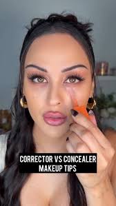 Corrector vs Concealer ✨or both? ❤️‍🔥, Corrector: @hudabeauty Cherry  Blossom, Concealer: @dominiquecosmetics Oat Milk, #makeup #concealer  #corrector #makeuptips #makeuphacks
